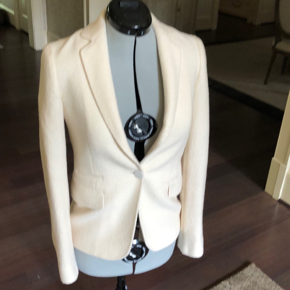 Massimo Dutti White Blazer size 4 eur 36